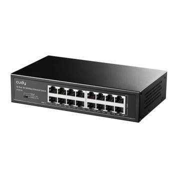CUDY CUDY CUDY FS1016 16 PORT 10/100 YONETILEMEZ RACK MOUNT SWITCH METAL KASA