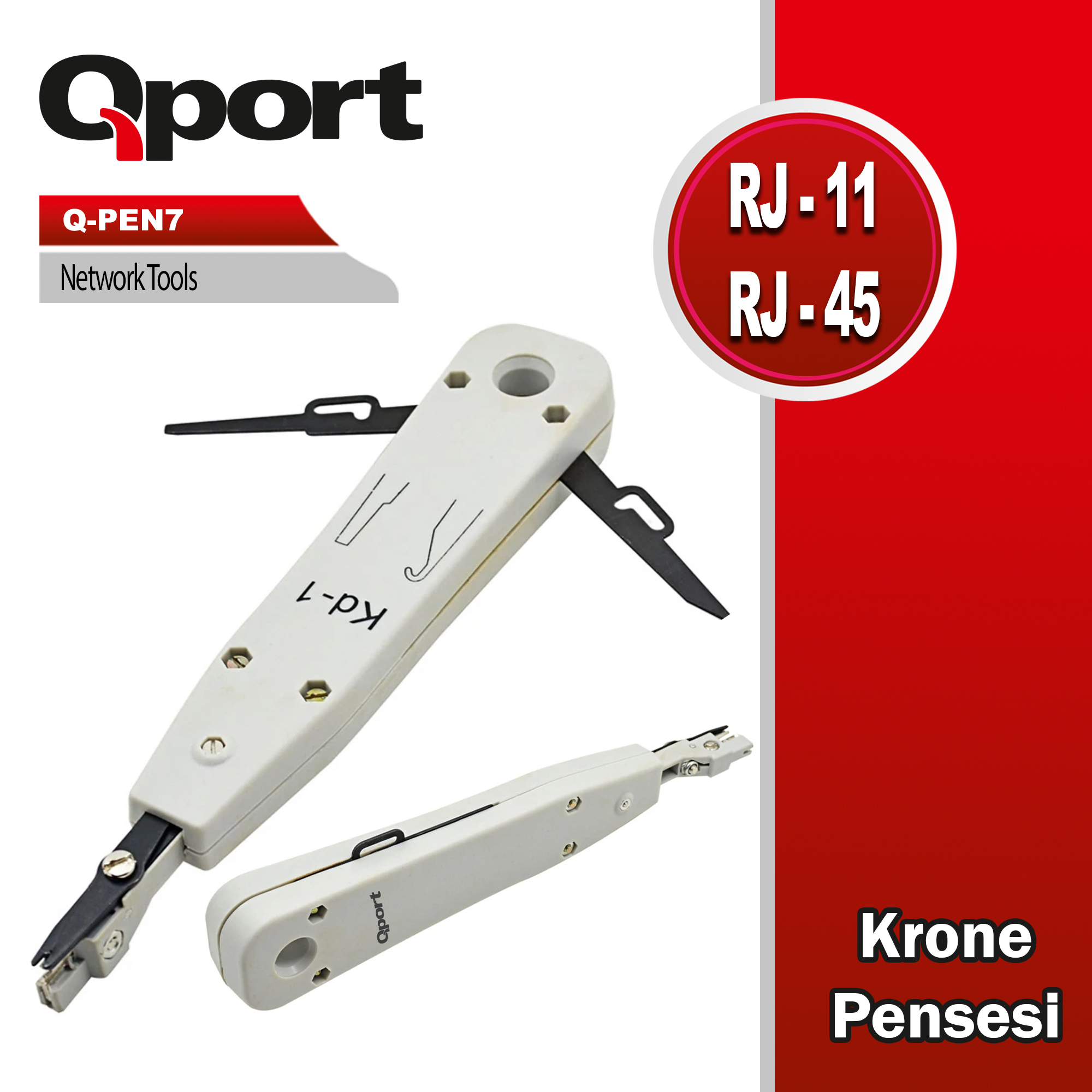 DIGITUS QPORT Q-PEN7 KRONE ÇAKMA PENSESİ