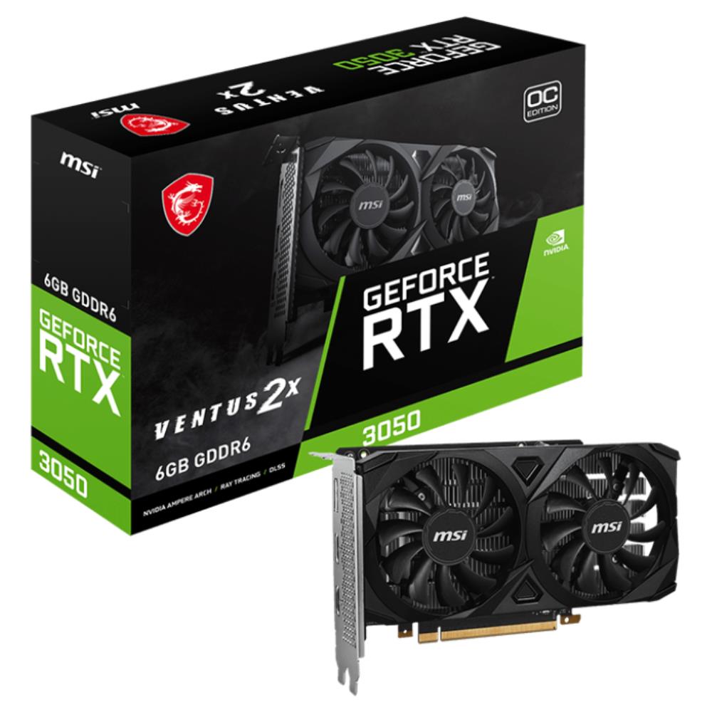 MSI MSI VGA GEFOCE RTX 3050 VENTUS 2X E 6G OC