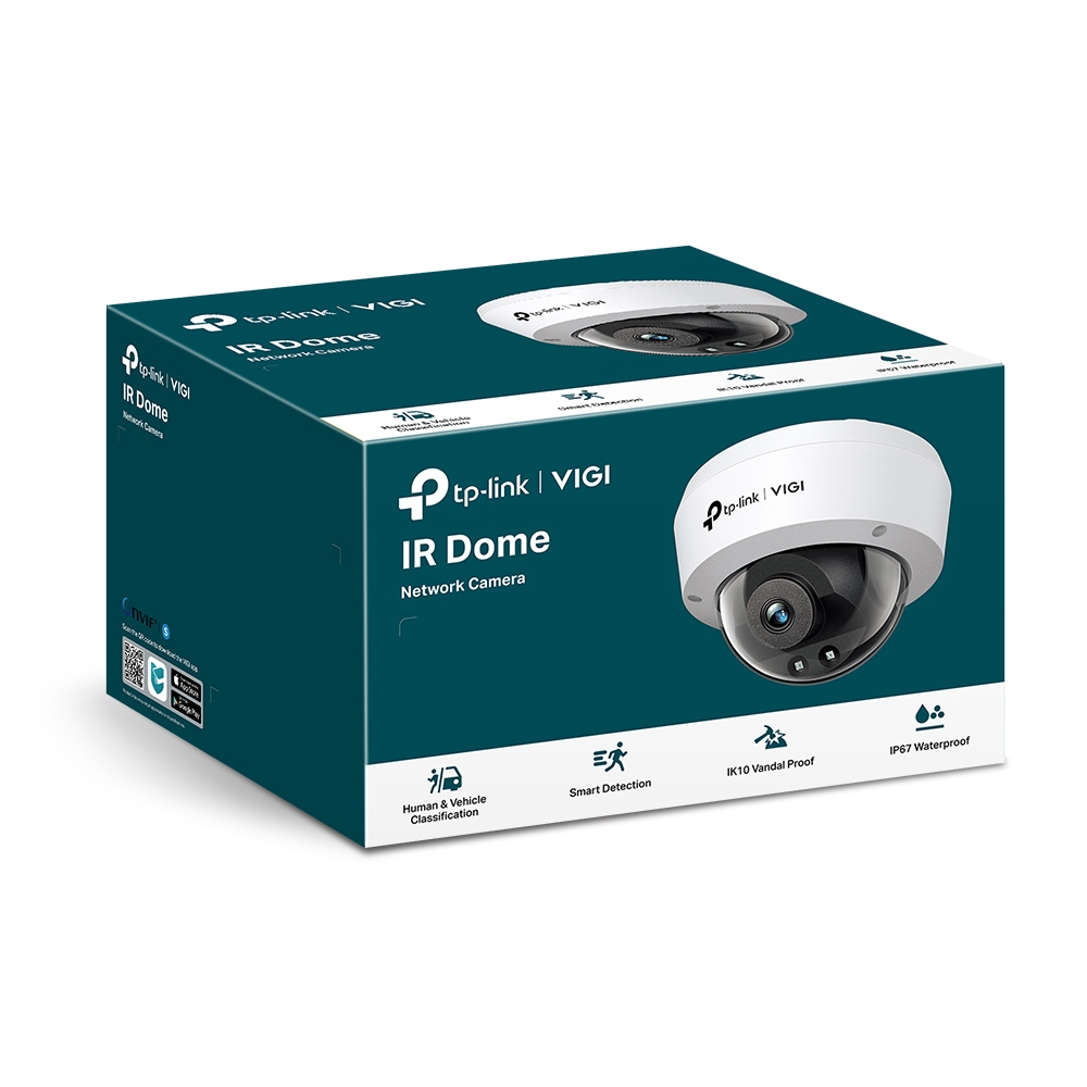 TP-LINK VIGI Tp-Link VIGI C220I(2.8mm) 2MP 2.8mm IR IP Dome Kamera