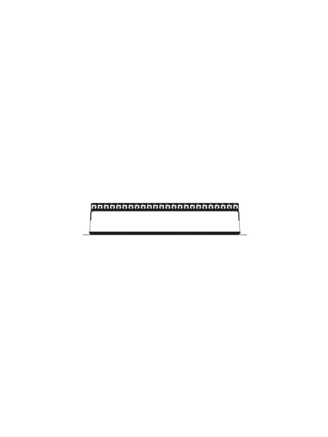 AGER AC-610-24 MODULER UTP/FTP CAT6/CAT6A 24 PORT BOŞ 1U ZIRHLI PATCH PANEL