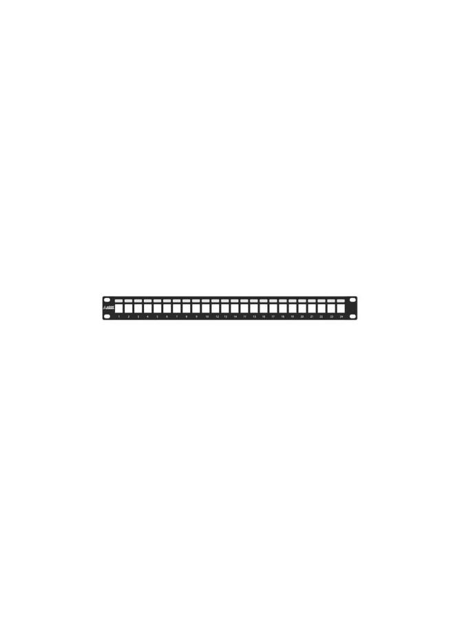 AGER AC-610-24 MODULER UTP/FTP CAT6/CAT6A 24 PORT BOŞ 1U ZIRHLI PATCH PANEL