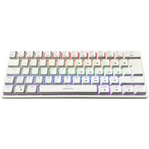 GAMEBOOSTER GameBooster G11 GHOST Rainbow Aydınlatmalı Beyaz Mekanik Gaming Klavye-66498