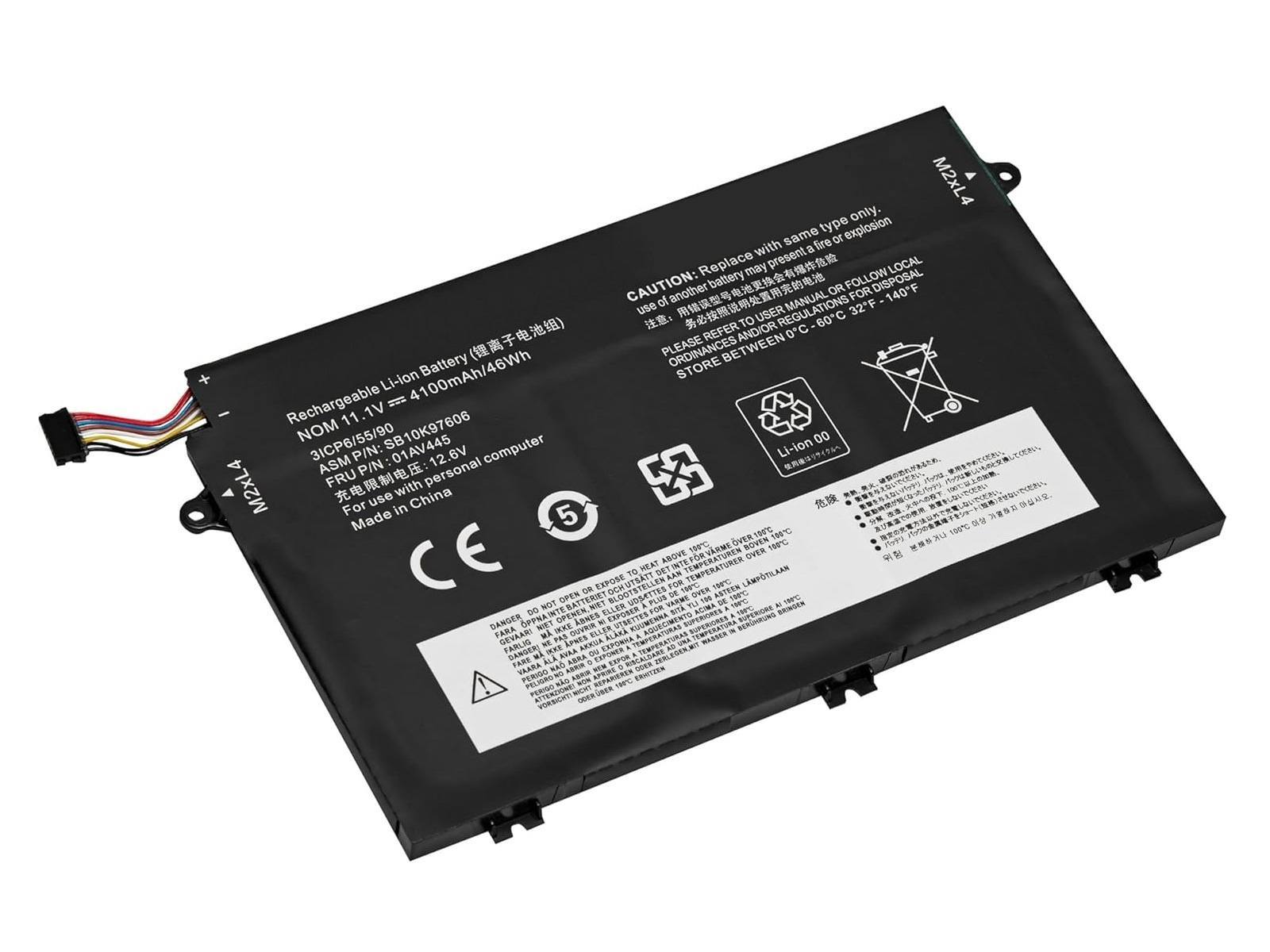 HYPERLIFE HYPERLIFE Lenovo ThinkPad E480, E580, 01AV445, L17L3P51 Notebook Bataryası