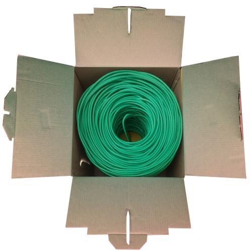 POWERGATE POWERGATE CAT6-BOX-GN, 23AWG 0,57mm, UTP, CAT6 Kablo, 305m, Yeşil-48783