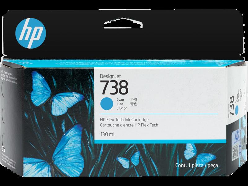 HP HP 498N5A Cyan  130-ml M.Kartuş(738)