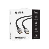 S-LINK S-LINK SLX-HD4K10, 4K UHD, HDMI v2.0, 10mt. 30Hz. Metal Uçlu, Kablo-67121