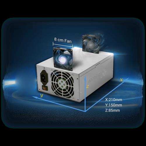 FSP  FSP CANNON, FSP1600-55YD, 1600W, GAMING, ATX, Power Supply (PSU) 