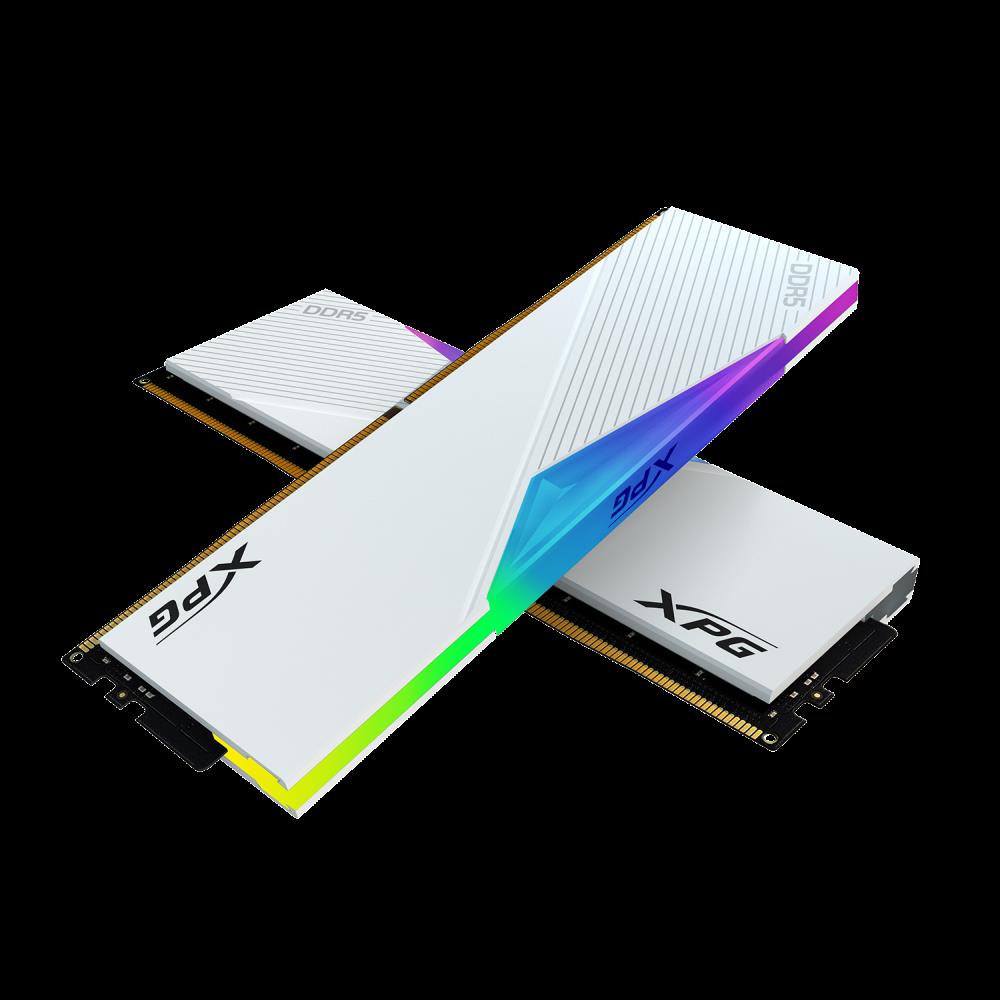 ADATA XPG Lancer Beyaz RGB DDR5-6000Mhz CL30 32GB (2x16GB) Dual Kit (30-40-40) 1.35V