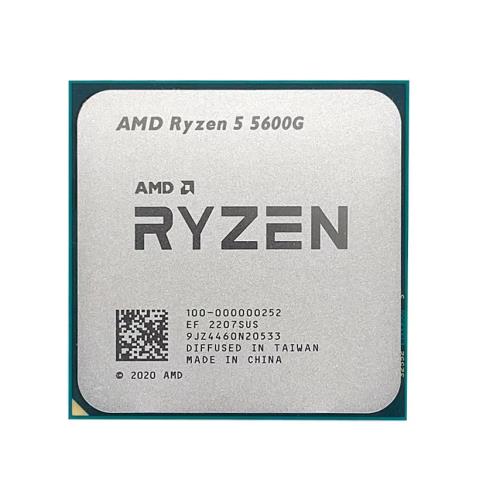AMD AMD RYZEN 5 5600G 6 Core, 3,90-4.40GHz,19Mb Cache,  45-65W, Radeon Grafikleri, AM4, Tray (Kutusuz) (Dahili Grafik VAR, Fan YOK)