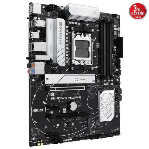 ASUS ASUS PRIME B650-PLUS WI-FI, 4xDDR5, 2xM.2,  HDMI, DP, Type-C, AMD Ryzen 7000 Serisi, AM5 Soket Anakart-59522