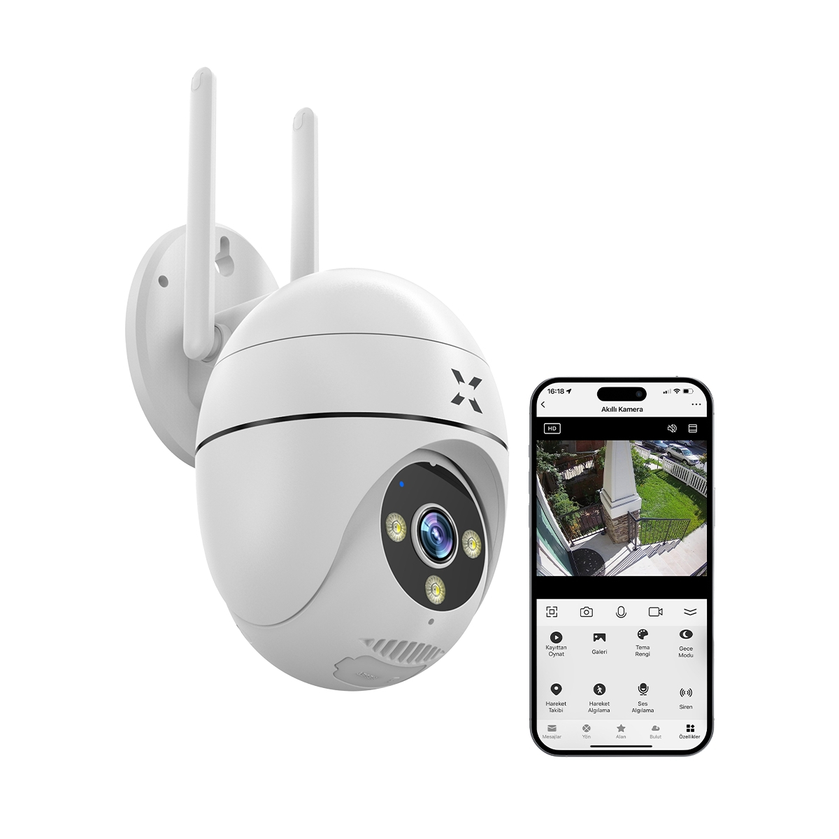 XENON SMART XENON X7266 FHD 3MP GECE G. WI-FI GUVENLIK KAM.-59882