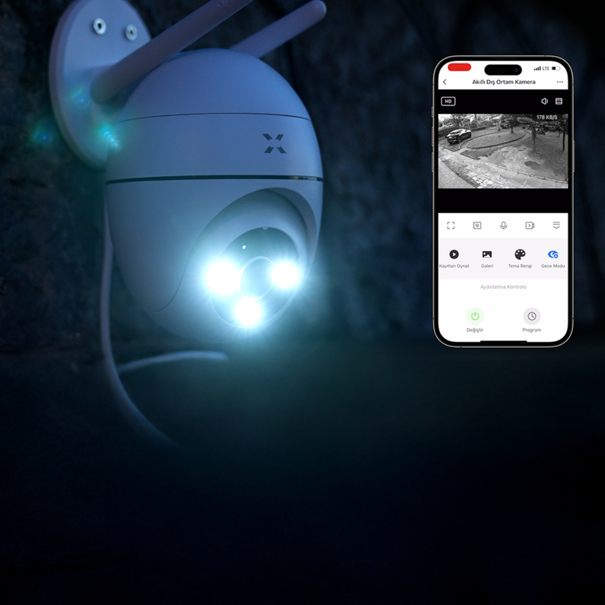 XENON SMART XENON X7266 FHD 3MP GECE G. WI-FI GUVENLIK KAM.-59885