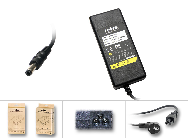 RETRO RETRO 12V 6A 72W Ac Adaptör