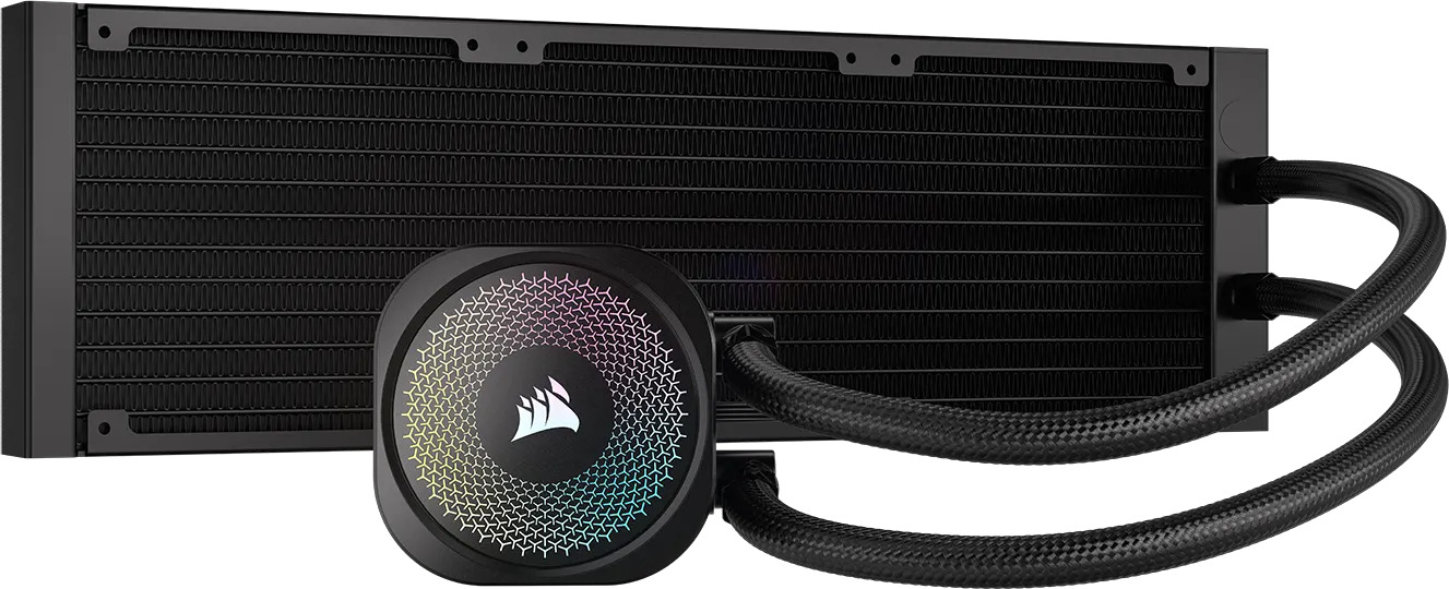 CORSAIR CORSAIR CW-9060093-WW NAUTILUS 360 RS ARGB 360 mm RADYATÖR RGB AYDINLATMA SIVI CPU SOĞUTUCUSU SİYAH (Intel 1700 Intel 1200 Intel-60985