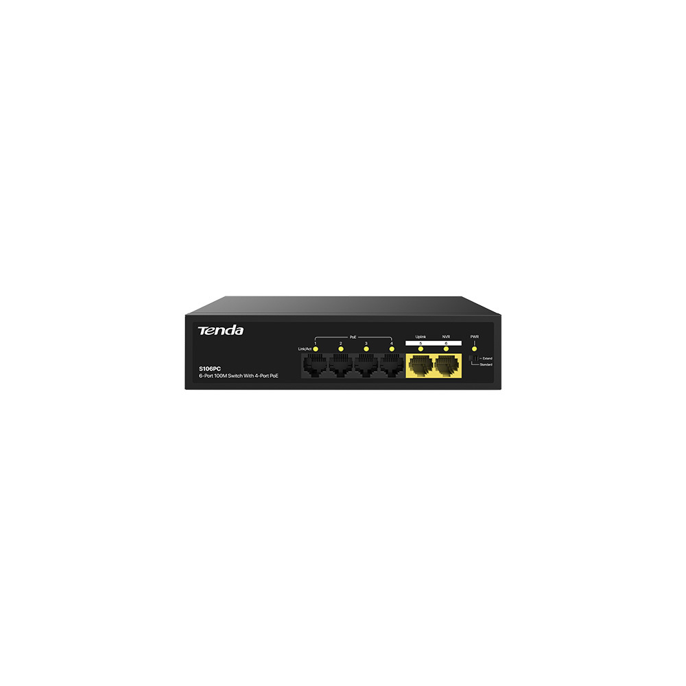TENDA TENDA S106PC 6 PORT 10/100 POE SWITCH