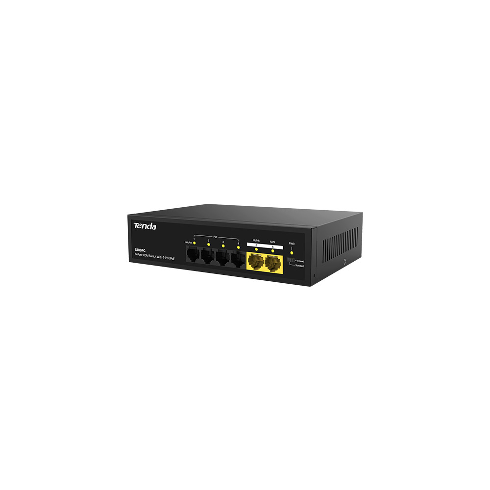 TENDA TENDA S106PC 6 PORT 10/100 POE SWITCH-57616