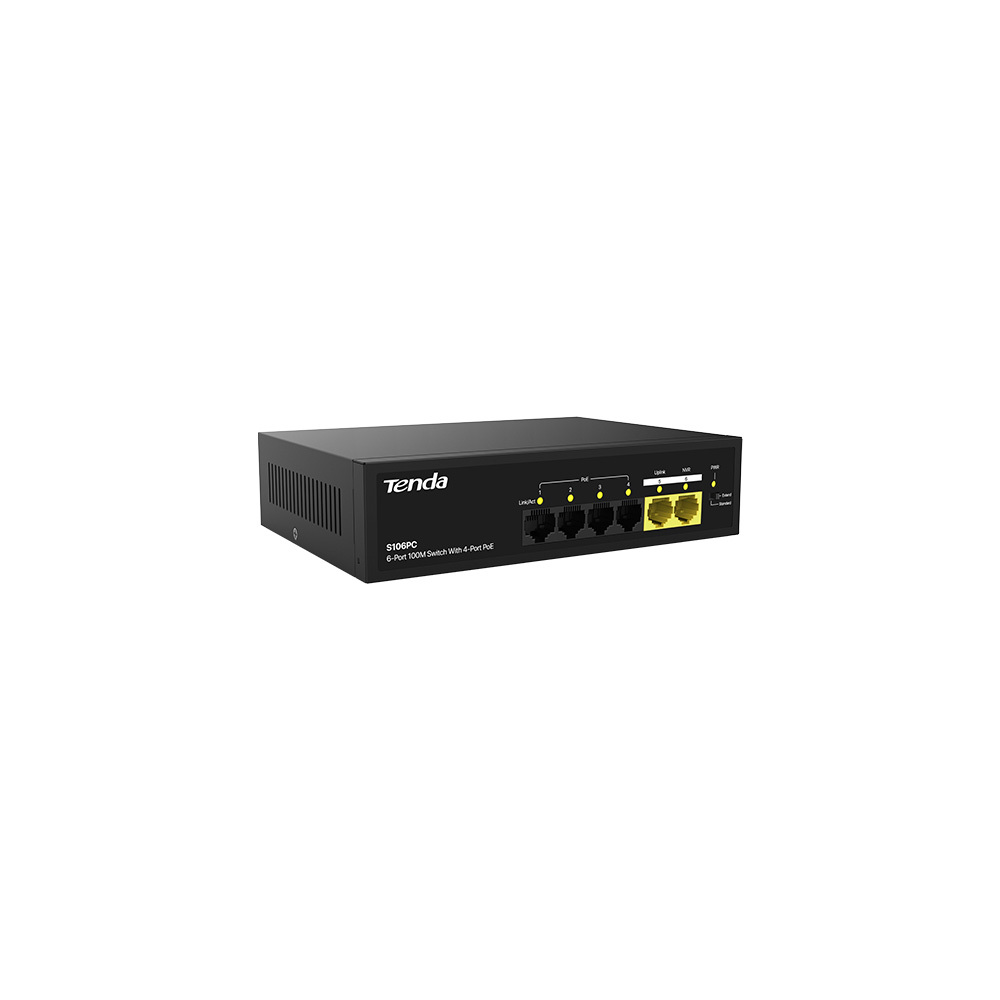 TENDA TENDA S106PC 6 PORT 10/100 POE SWITCH-57617
