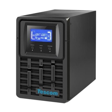 TESCOM Tescom Teos+ 1kVA On Line Ups 1F / 1F (2x 7Ah Akü) 4-8 Dak. [900040339]