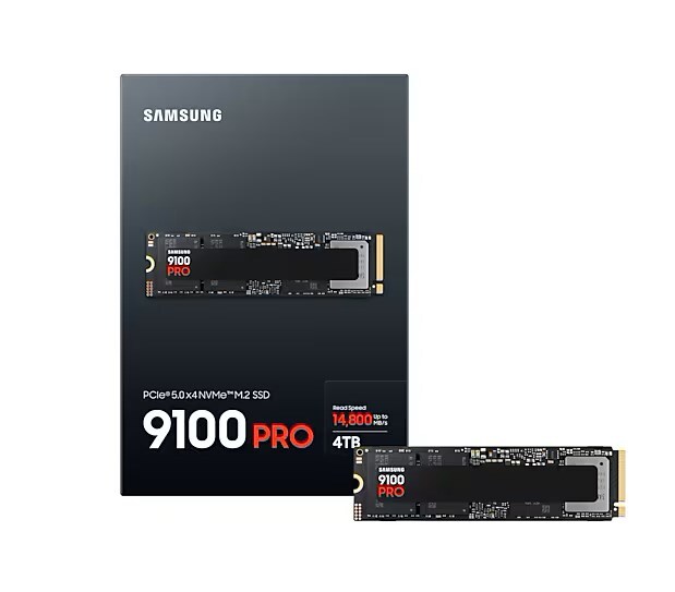 SAMSUNG Samsung 9100 Pro 4TB M.2 NVMe SSD 14700/13400MB/s-61487