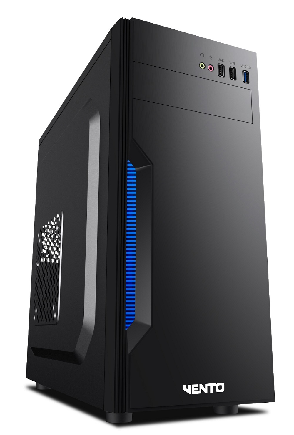 VENTO VENTO TA-K61 ATX  SİYAH/GÜMÜŞ KASA  500W 