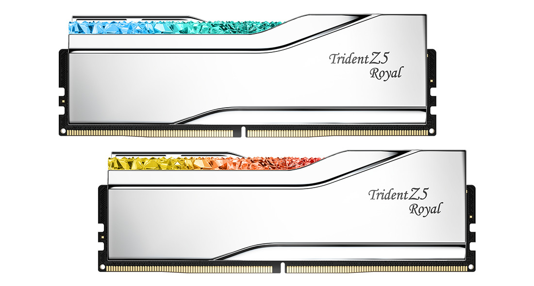 GSKILL GSKILL Trident Z5 Royal Silver RGB DDR5-8400Mhz CL40 48GB (2x24GB) DUAL (40-52-52-134) 1.40V