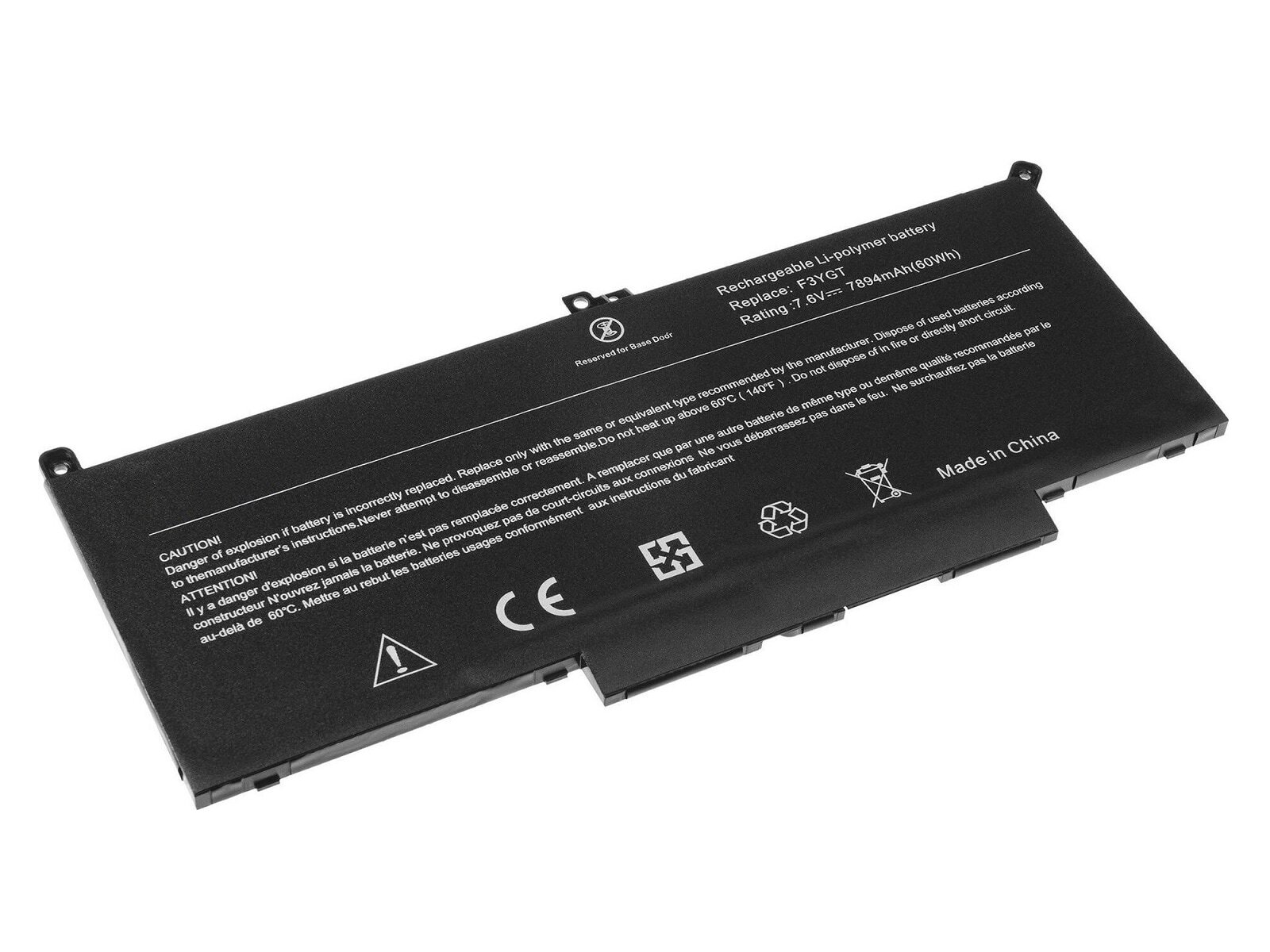 HYPERLIFE HYPERLIFE Dell Latitude 7280, 7290, 7380, 7390, F3YGT Notebook Bataryası - Ver.2 - 4 Cell