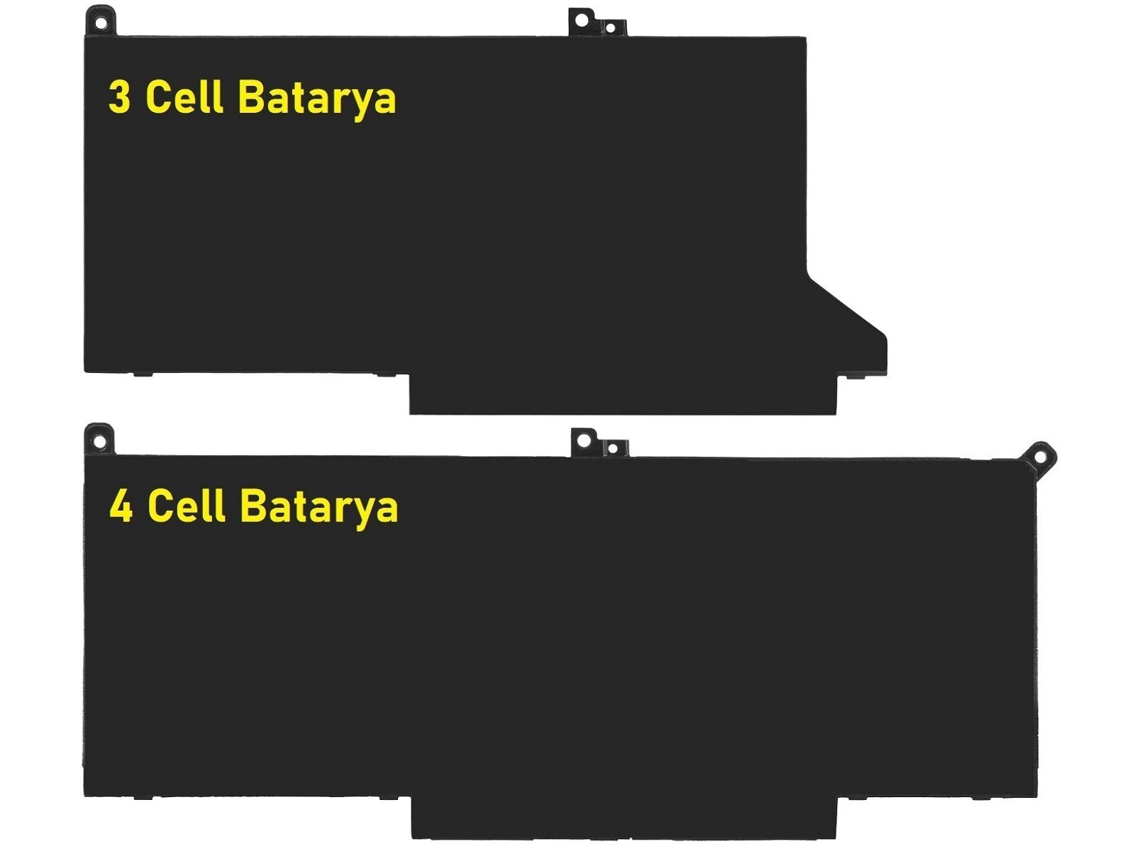 HYPERLIFE HYPERLIFE Dell Latitude 7280, 7290, 7380, 7390, F3YGT Notebook Bataryası - Ver.2 - 4 Cell-59615