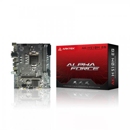 ARKTEK AK-H510M EG ALPHA FORCE 2xDDR4 M.2 HDMI/DP (10-11.Nesil) LGA1200 Soket