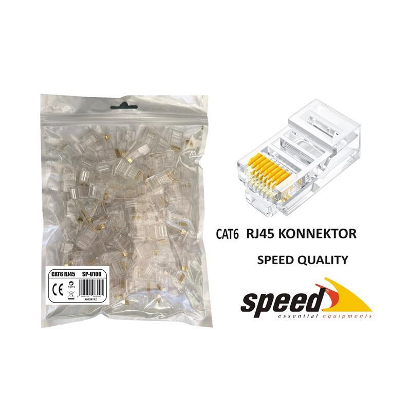 SPEED SPEED SP-U100 CAT6 RJ45 KONNEKTÖR 100 ADET 