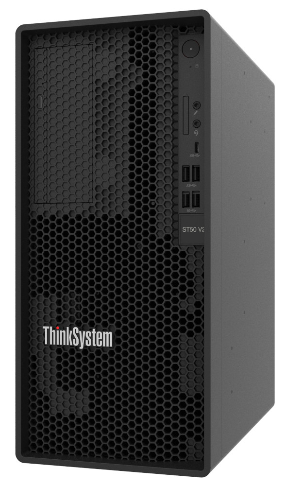 LENOVO LENOVO SERVER 7D8JA043EA THINKSYSTEM ST50 V2 INTEL XEON E-2324G 4C 3.1GHz 1x16GB 2x960GB SSD SW RAID NO DVD 500W MINI TOWER