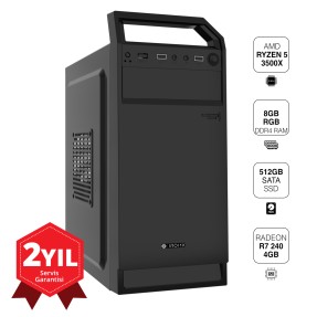 IROMX IROMX IROMX IRB30-R501 RYZEN 5 3500X 8GB 512GB SSD 4GB R7 240 KASA