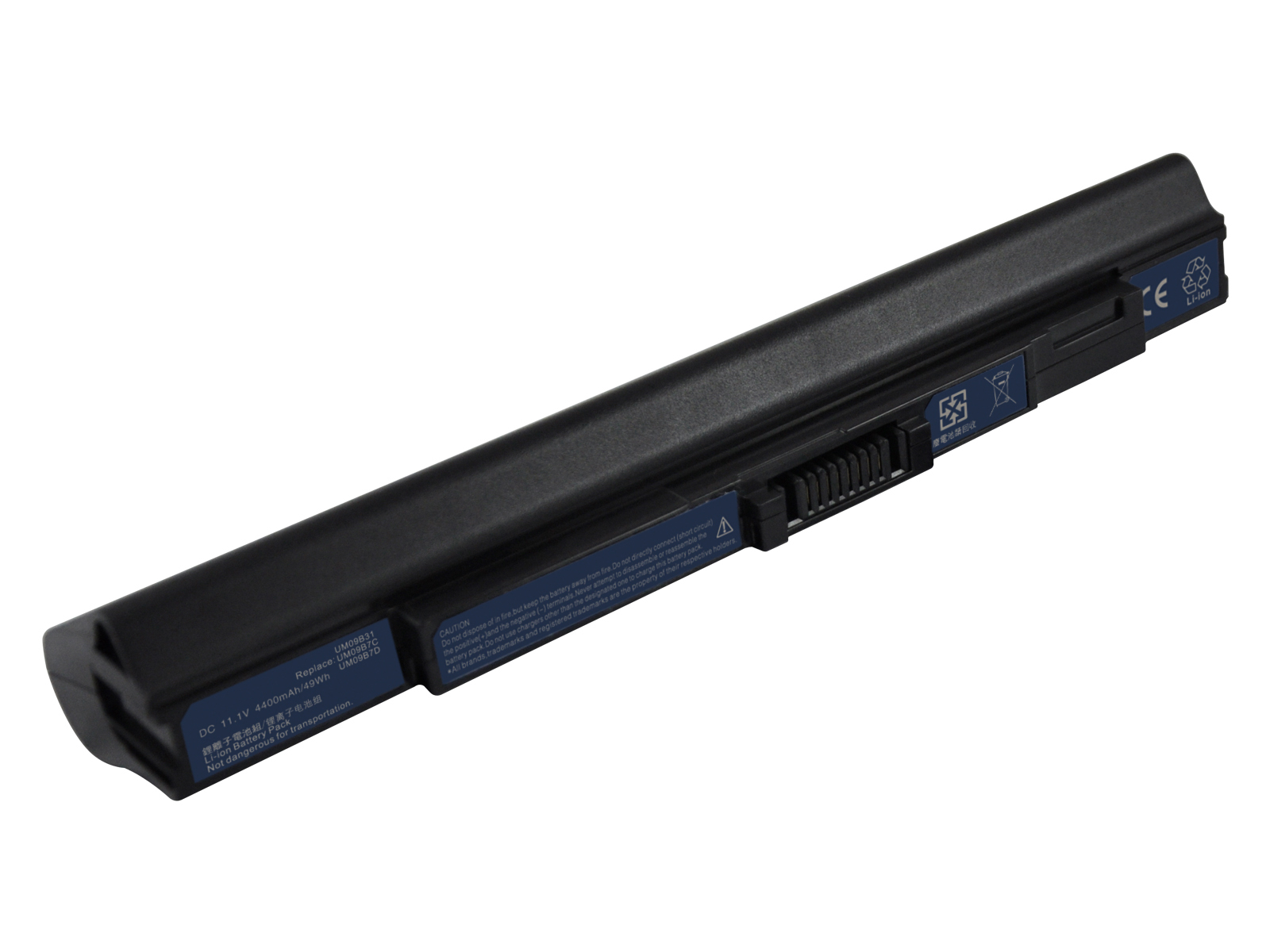 RETRO RETRO Acer Aspire One 531, 531h, 751, 751h Notebook Bataryası - Siyah - 6 Cell