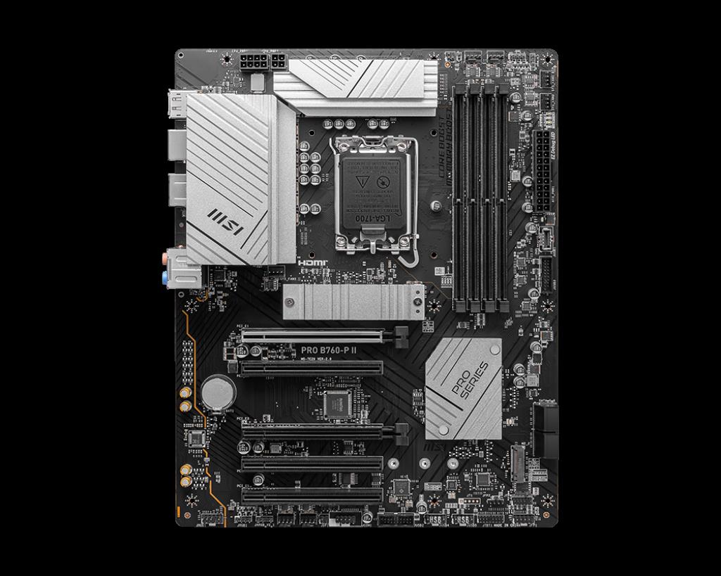 MSI MSI MB PRO B760-P II SOKET 1700 DDR5 7000(OC) PCI-E ,M.2 USB3.2 HDMI,DP 1x 2.5G LAN ATX-41993