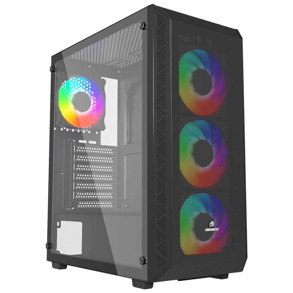 GAMEBOOSTER GameBooster GB-G1956BB USB3.0 Mesh Panel Siyah kasa (PSU Yok)