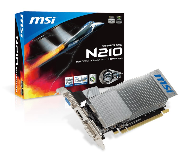 MSI MSI VGA N210-1GD3/LP