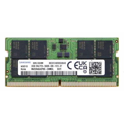 SAMSUNG Samsung SAMSO5600/32, 32GB, DDR5, 5600MHz,  CL46, 1.1V Notebook Ram (M425R4GA3BB0-CWW0L)