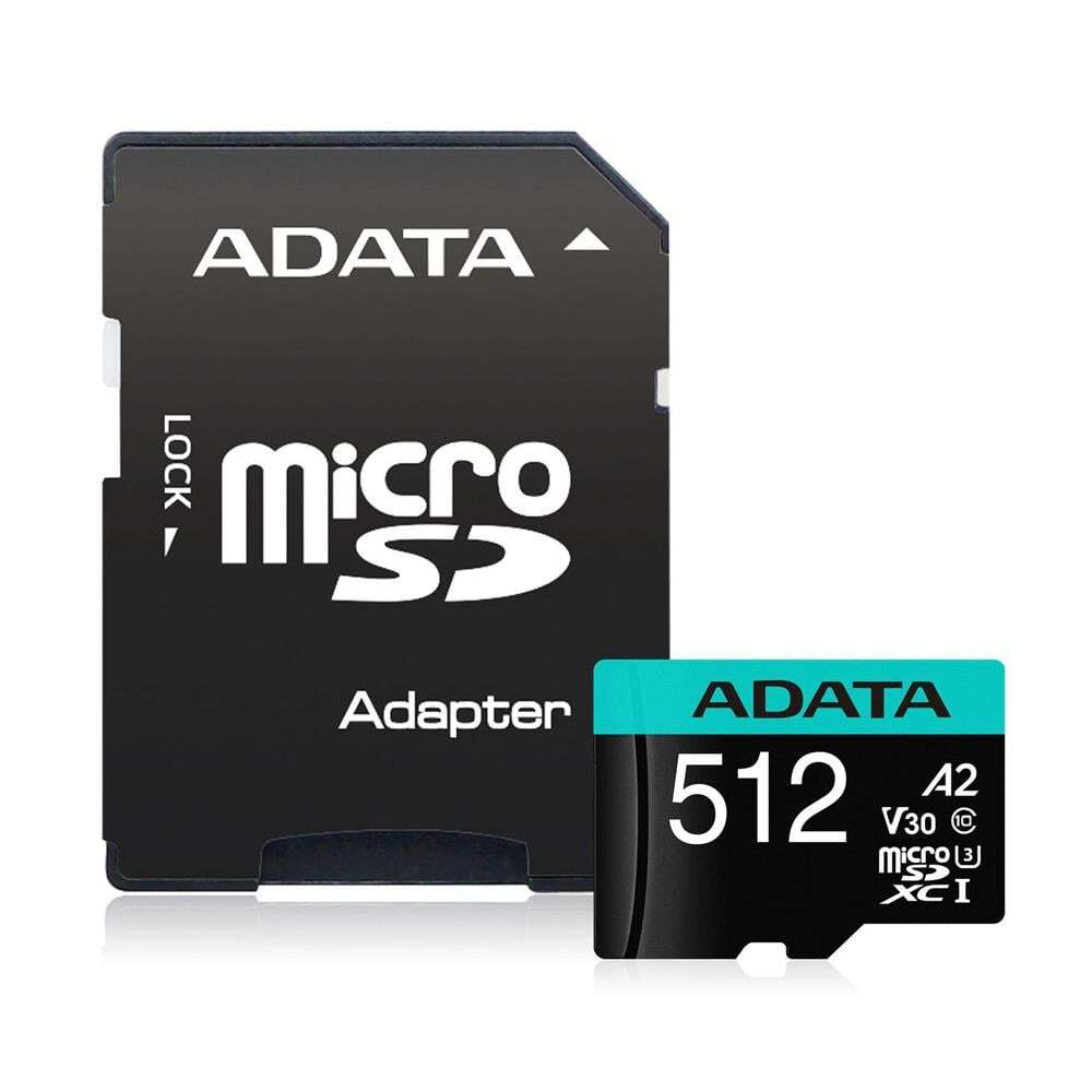 ADATA Premier Pro 512GB 100/85 MB/s UHS-I U3 Class10 (V30S)  Adaptörlü MicroSDXC Hafıza Kartı-59587
