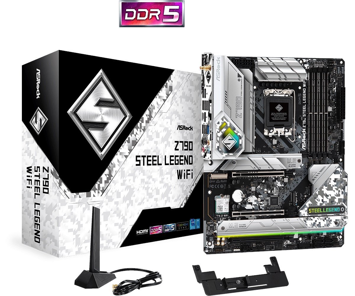 ASROCK ASROCK ANAKART - 90-MXBJJ0-A0UAYZ - Z790 STEEL LEGEND WIFI
