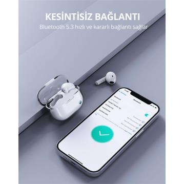 AUKEY EP-M2-WH 13MM SÜRÜCÜLÜ BLUETOOTH 5.3 IPX4 KABLOSUZ KULAKLIK 