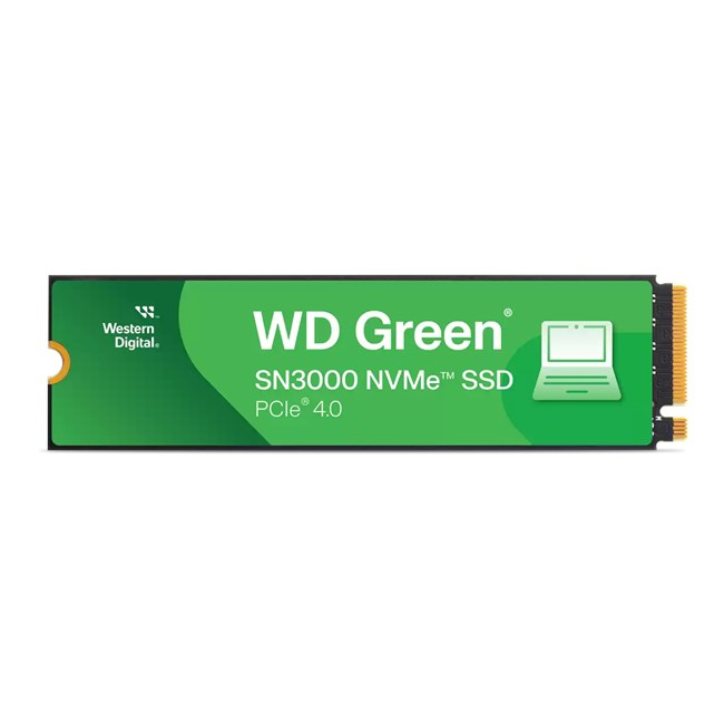 WD 500GB WD GREEN M.2 NVMe SN3000 5000/4100MB/s WDS500G4G0E GEN4 SSD
