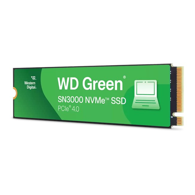WD 500GB WD GREEN M.2 NVMe SN3000 5000/4100MB/s WDS500G4G0E GEN4 SSD-59625