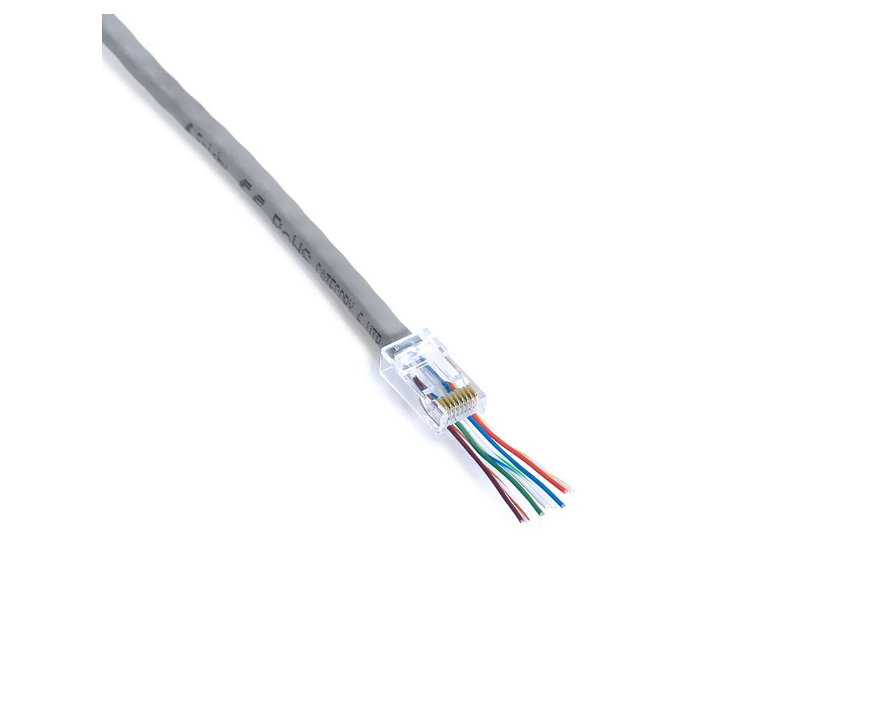 FRISBY Frisby FNW-RJ4526N Cat5 (100 Lük) RJ45 Yeni Nesil Delikli Konnektör 