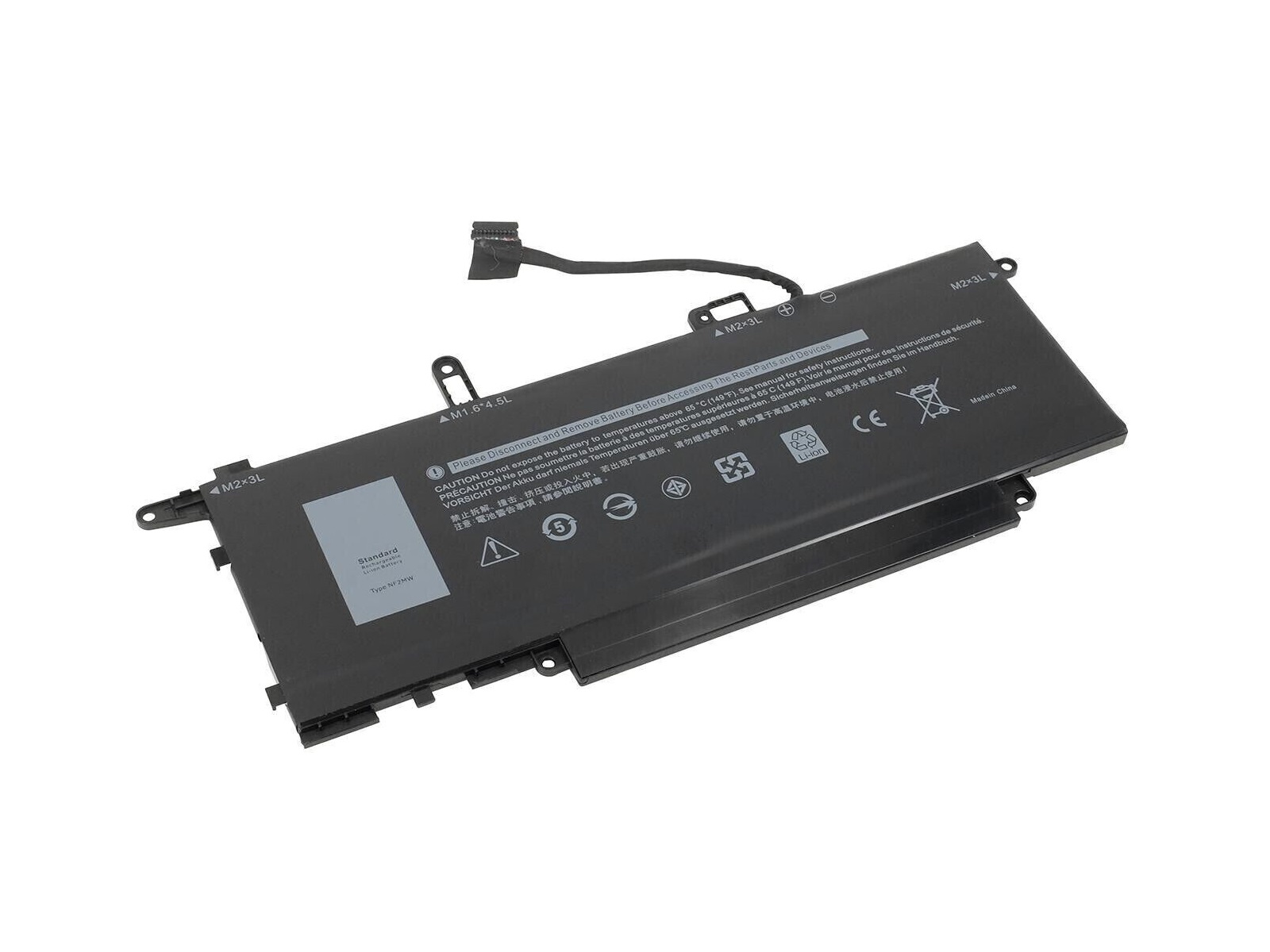 RETRO RETRO Dell Latitude 9410, NF2MW Notebook Bataryası - Ver.1 - 4 Cell