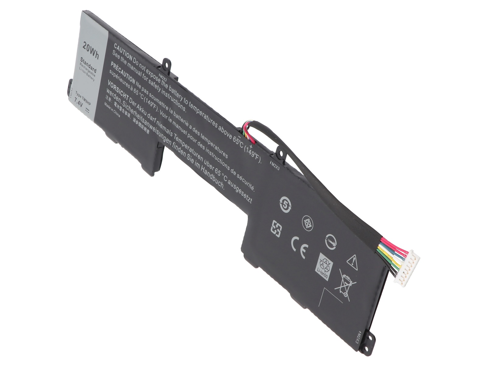 RETRO RETRO Dell Latitude E7350, TM9HP Notebook Bataryası - Ver.2 (Klavye)