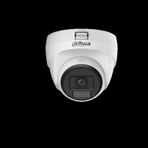 DAHUA DAHUA HAC-T1A21P-U-IL-A-0280B 2Mpix  25 Mt Gece Gör., Smart Dual Light, 2,8mm Lens, Dahili Mikrofon, Dome Kamera