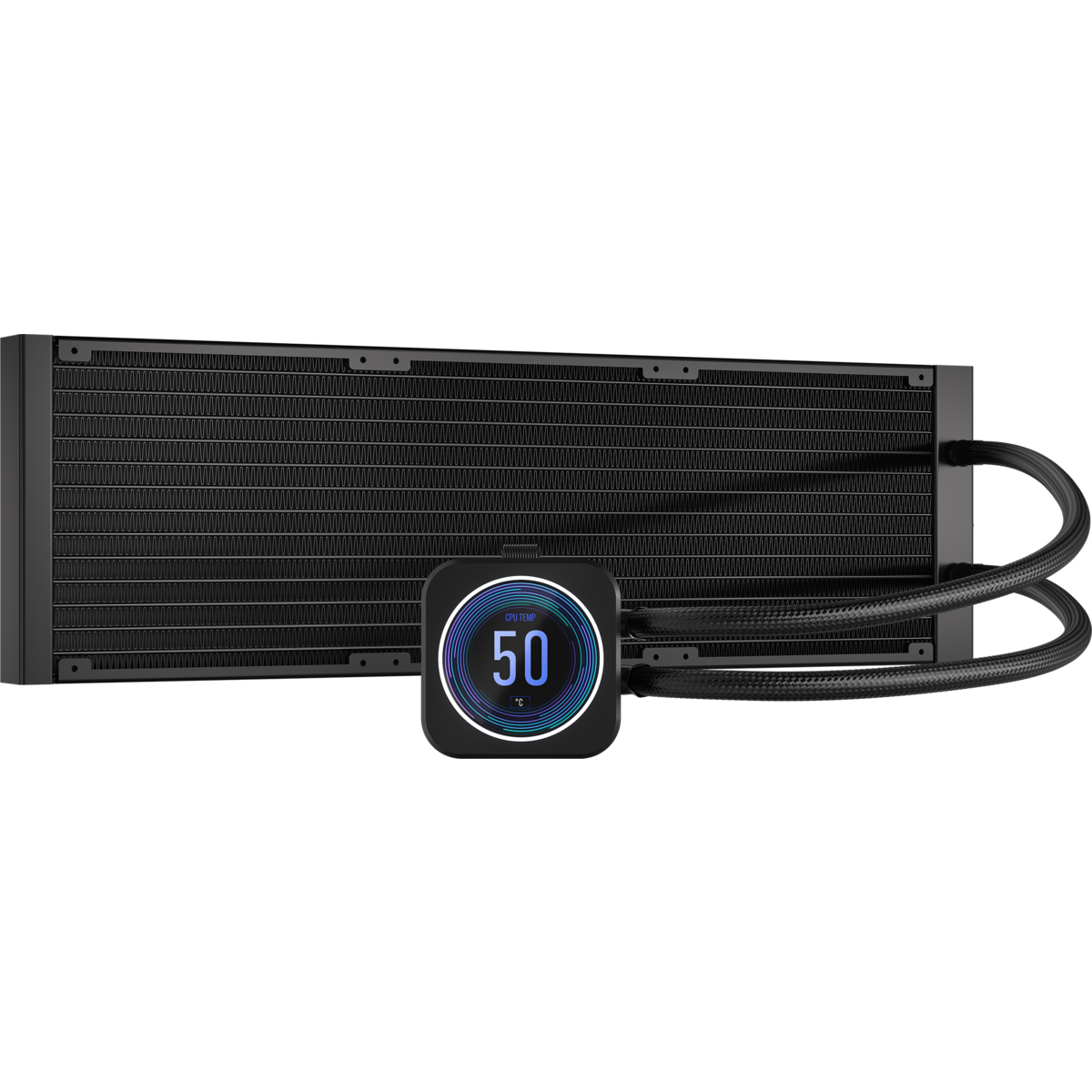 CORSAIR CORSAIR CPU COOLER CW-9060076-WW H170i ELITE LCD XT Display Liquid CPU Cooler 420MM, Siyah-28784
