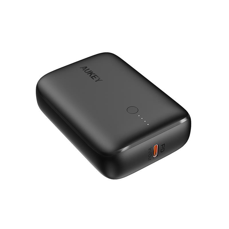 AUKEY AUKEY PB-N83S-BK 22.5W SCP 18W PD VE QC 3.0 10000 MAH PD MİNİ TYPE-C POWERBANK 