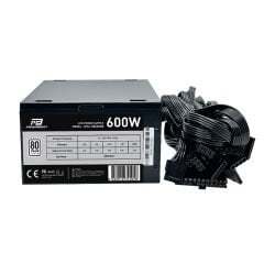 POWERBOOST POWERBOOST PowerBoost PB600WB 600W 80+ White APFC 4*PCI-E 6+2 Pin 12cm Siyah Fanlı ATX Power Supply (Bulk)-62001