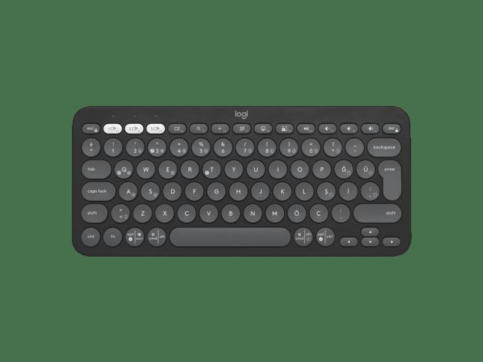 LOGITECH Logitech Pebble Keys 2 K380s BT Klavye Grafit